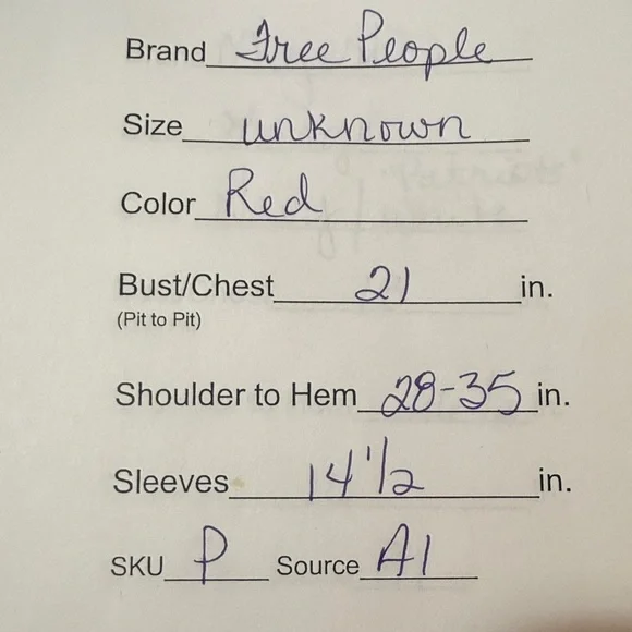 Free People Red Embroidered Boho Tunic Top Hi Low Festival Chic - Picture 10 of 10